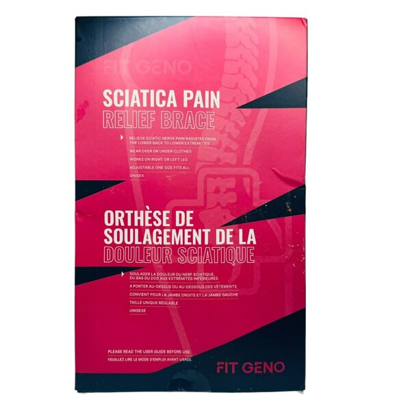 Fit Geno Sciatica  Brace for Right or Left Leg One Size - Picture 1 of 4